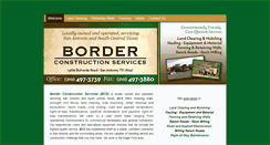 Desktop Screenshot of border-construction.com